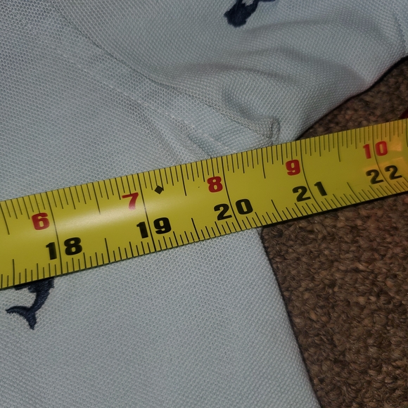 Ralph Lauren Knit Oxford Polo Mens Large Hampton Blue Shirt Embroidered Marlin - Picture 4 of 8